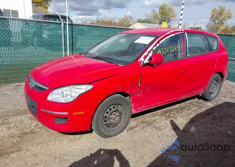 2010 Hyundai Elantra Touring Gls from USA, damaged, VIN KMHDB8AE5AU066408